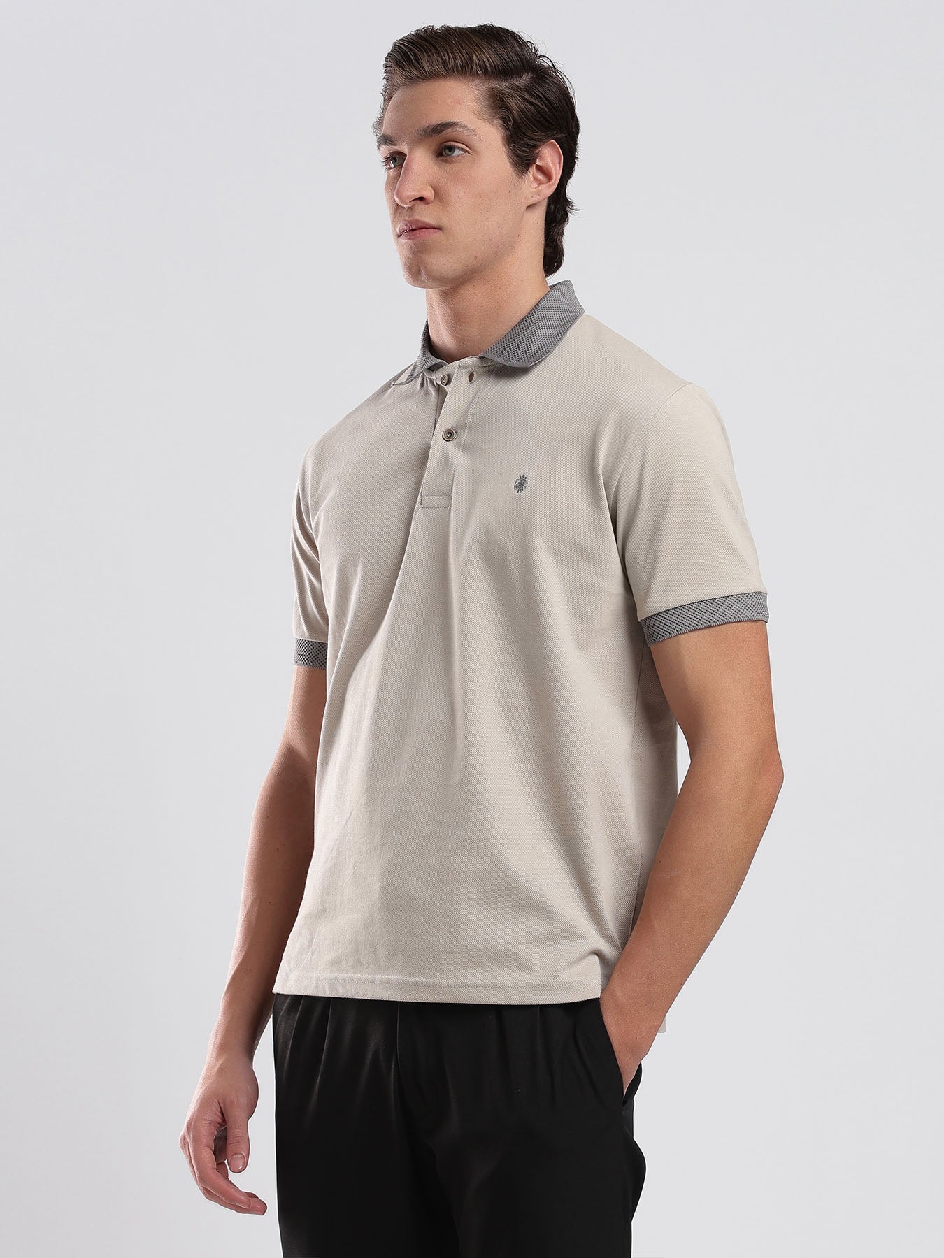 Sand Beige Men's Polo