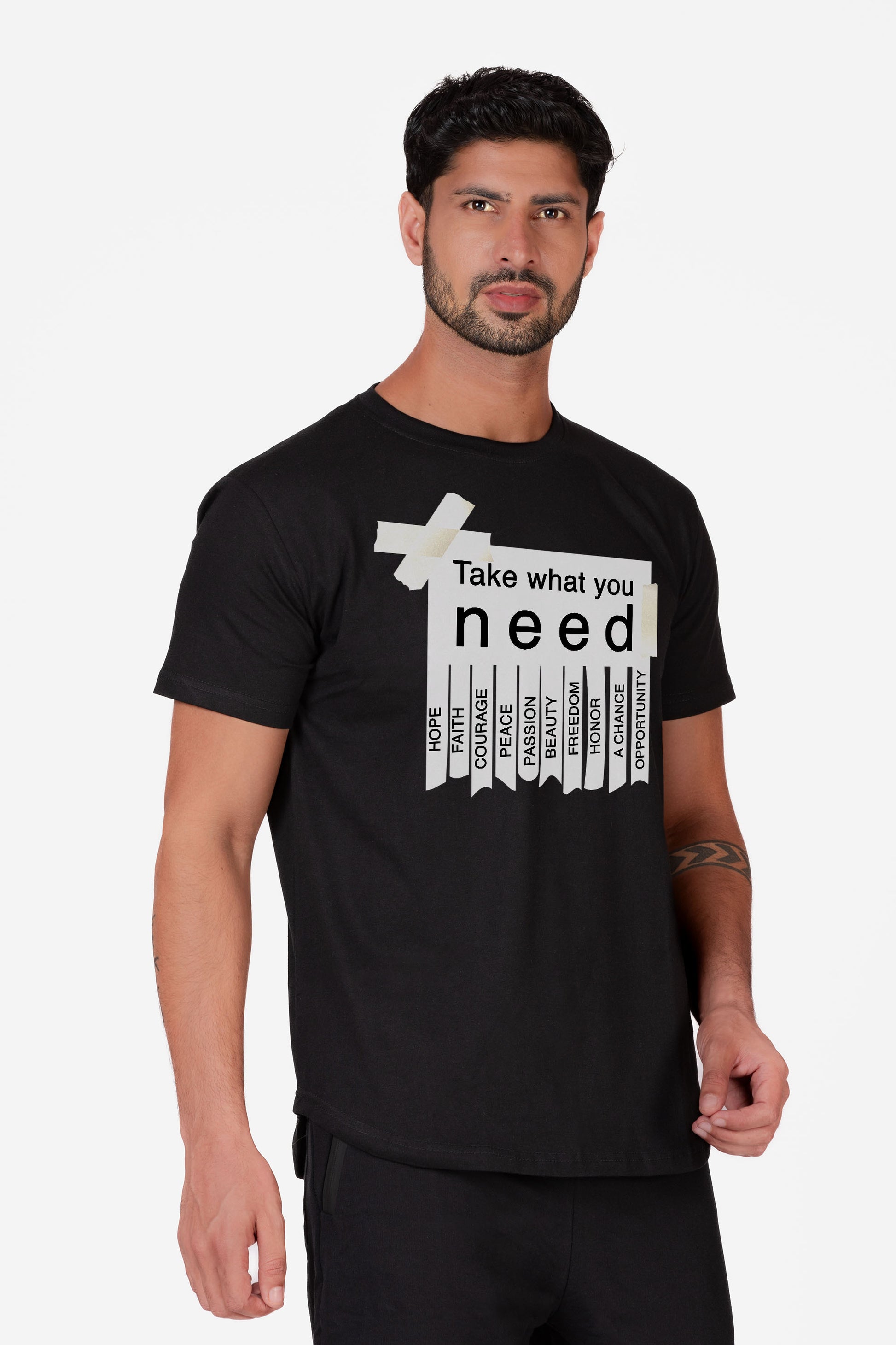 Longline Take What Organic Cotton T-shirt - keos.life