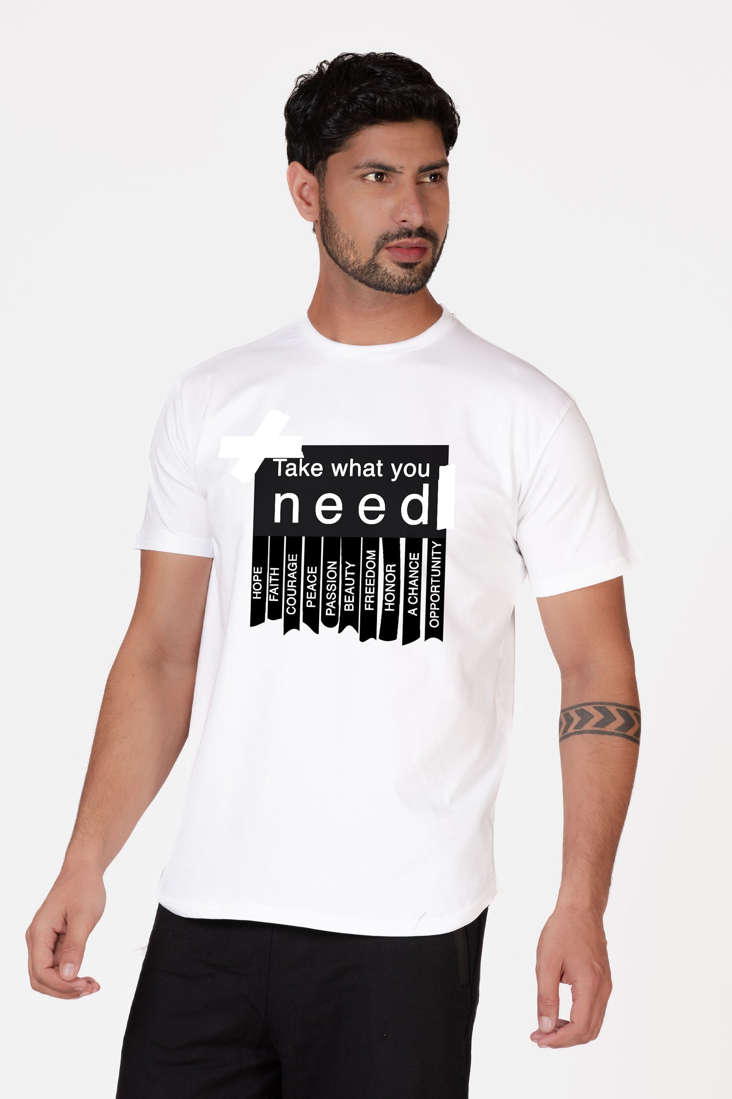 Longline Take What Organic Cotton T-shirt - keos.life