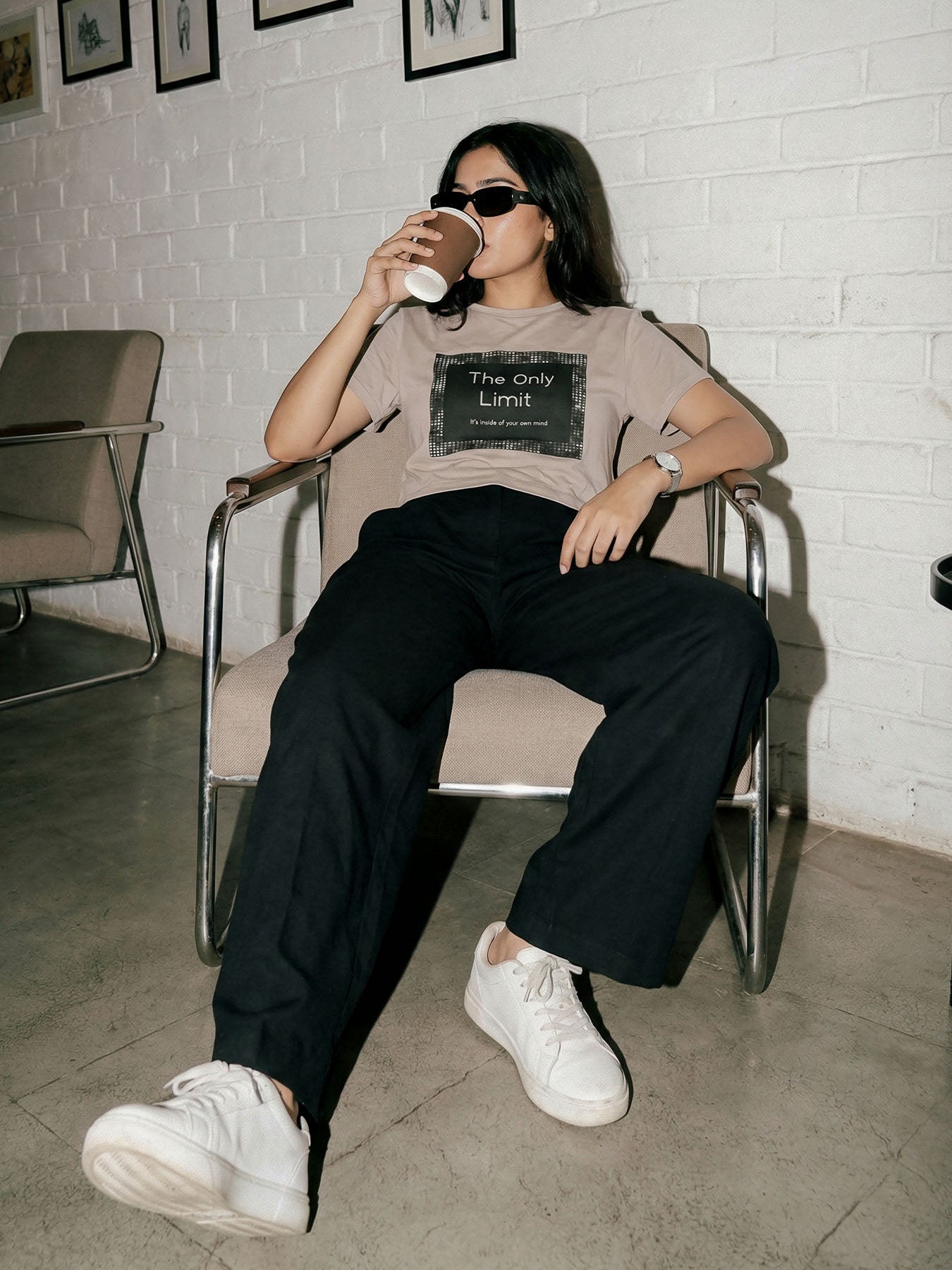 Organic Cotton Crop Top - The Only Limit
