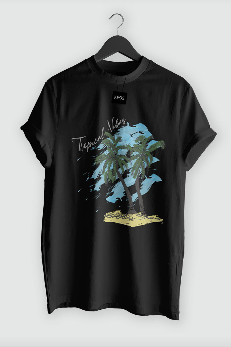 Tropical Vibes Organic Cotton T-shirt