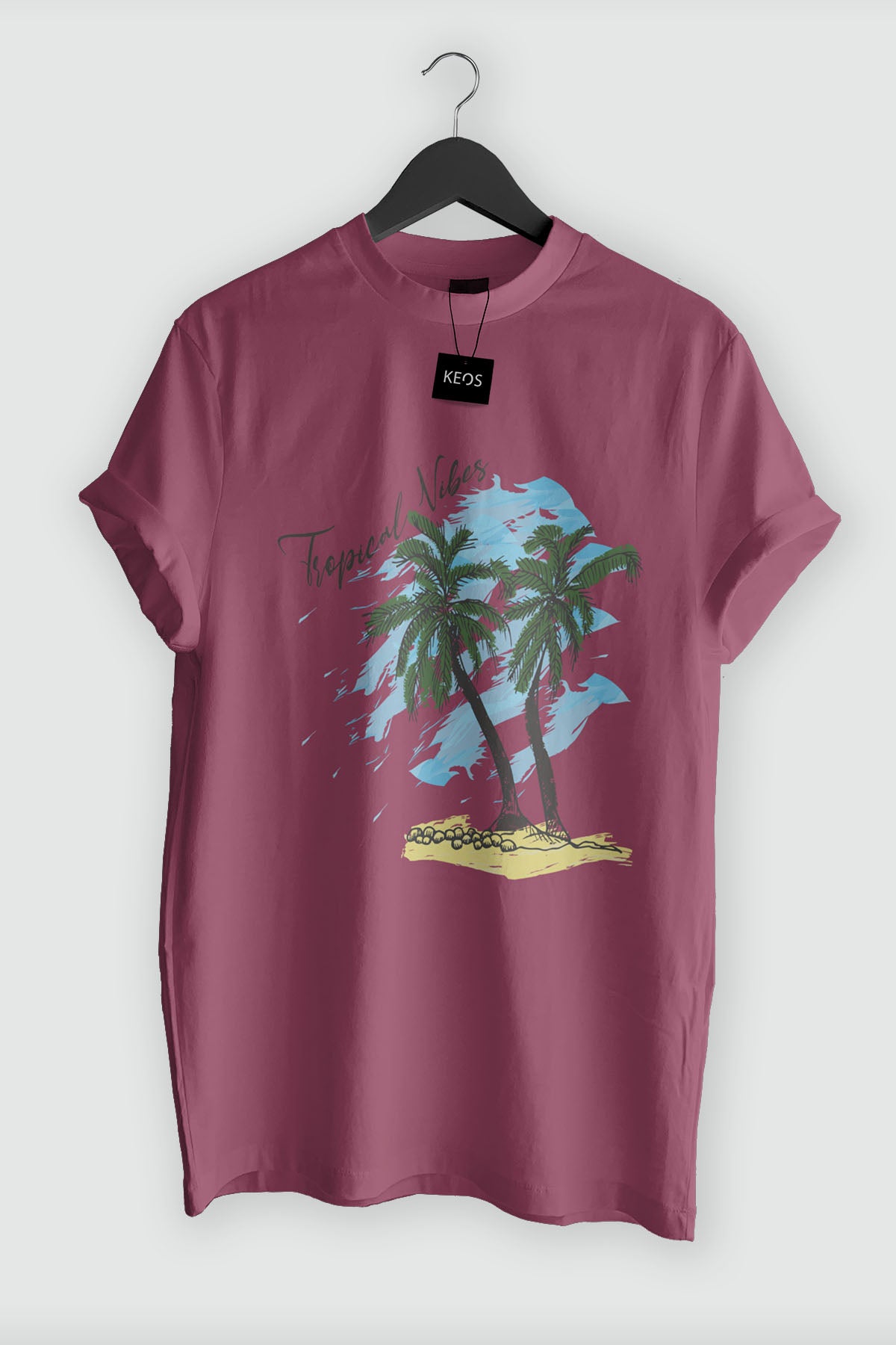 Tropical Vibes Organic Cotton T-shirt - keos.life