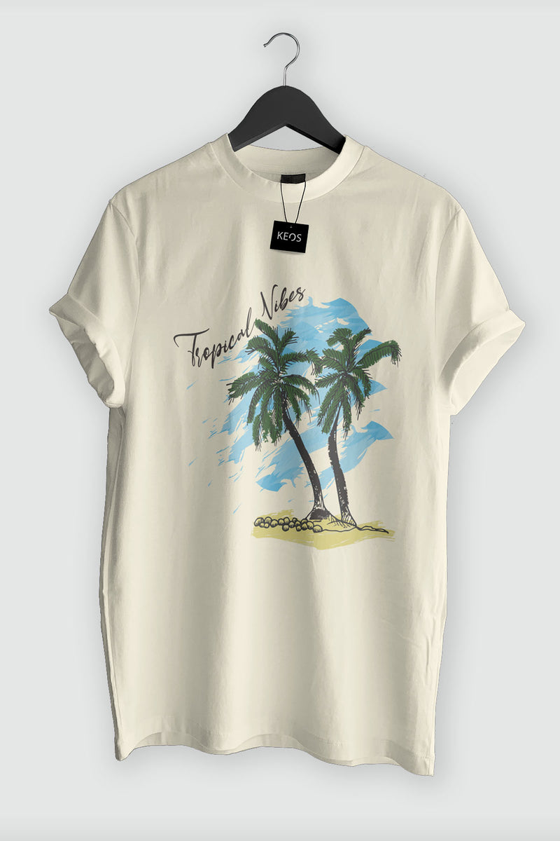Tropical Vibes Organic Cotton T-shirt