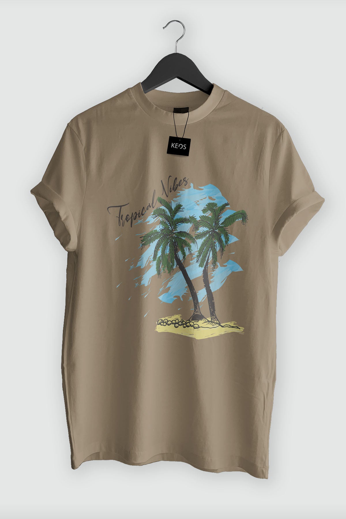 Tropical Vibes Organic Cotton T-shirt - keos.life