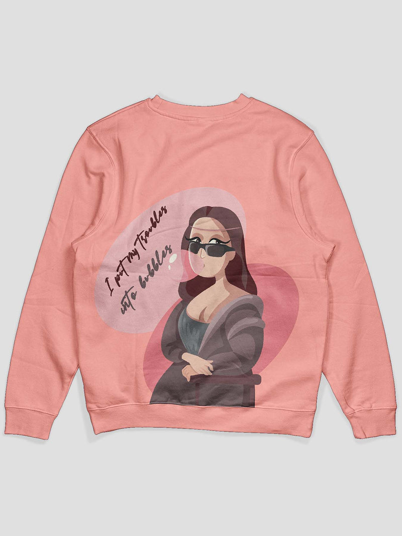 Troubles into Bubbles Premium French Terry Sweatshirt