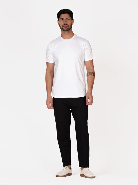 Organic Cotton T-Shirt - White | Longline Fit