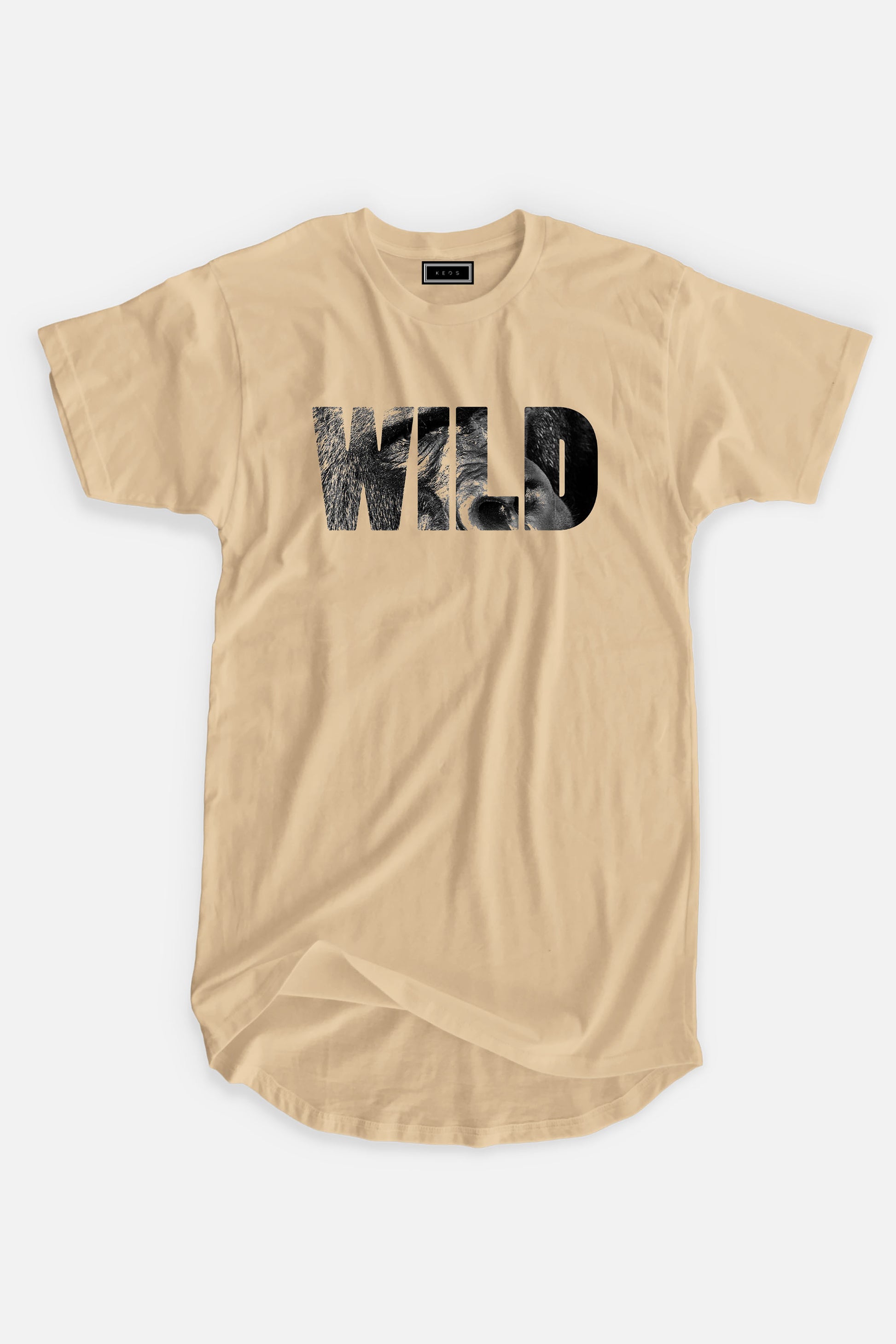 Longline Wild Organic Cotton T-shirt - keos.life