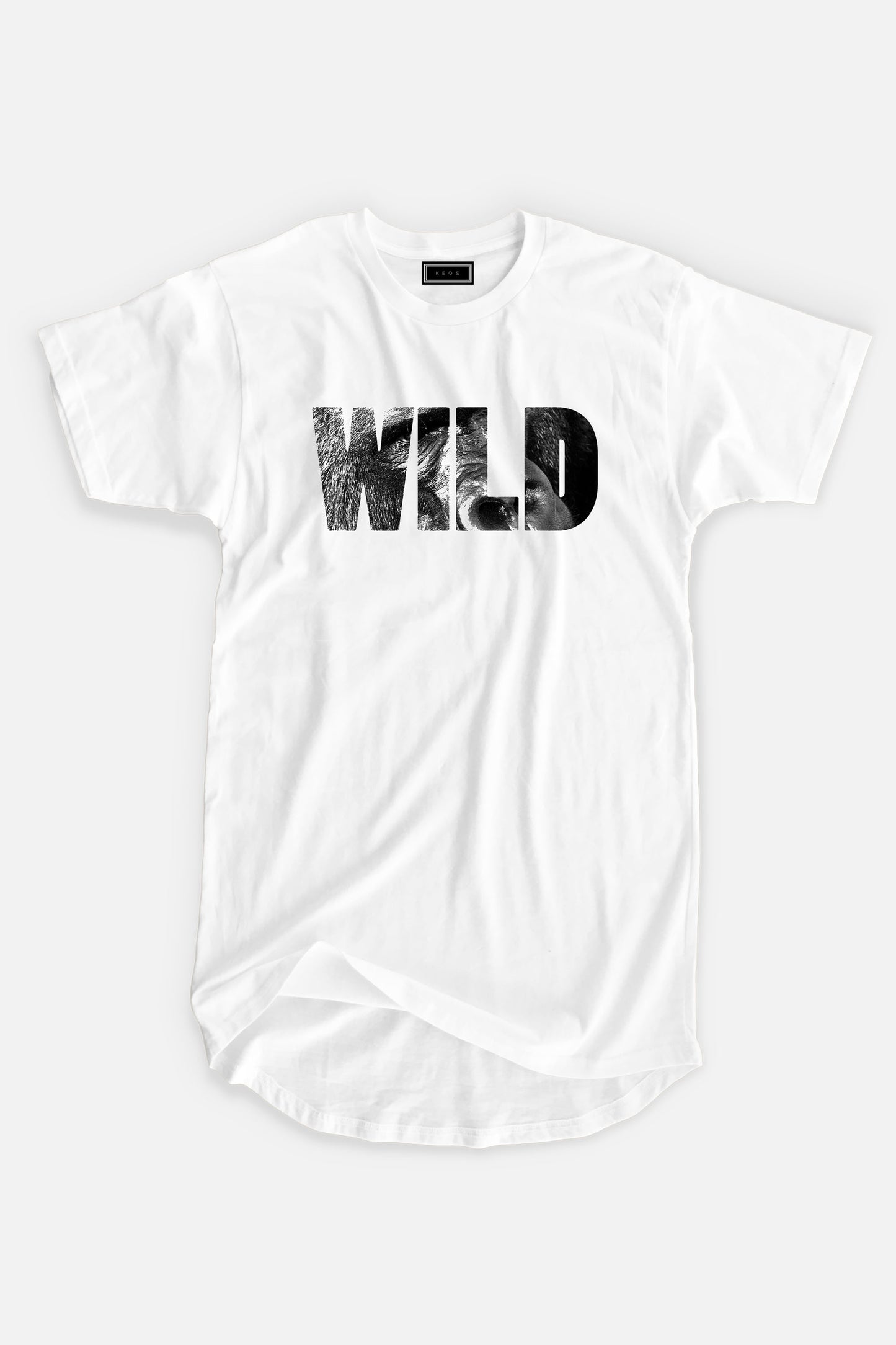 Longline Wild Organic Cotton T-shirt - keos.life