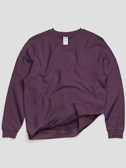 Premium French Terry Essential Sweatshirt - Wine