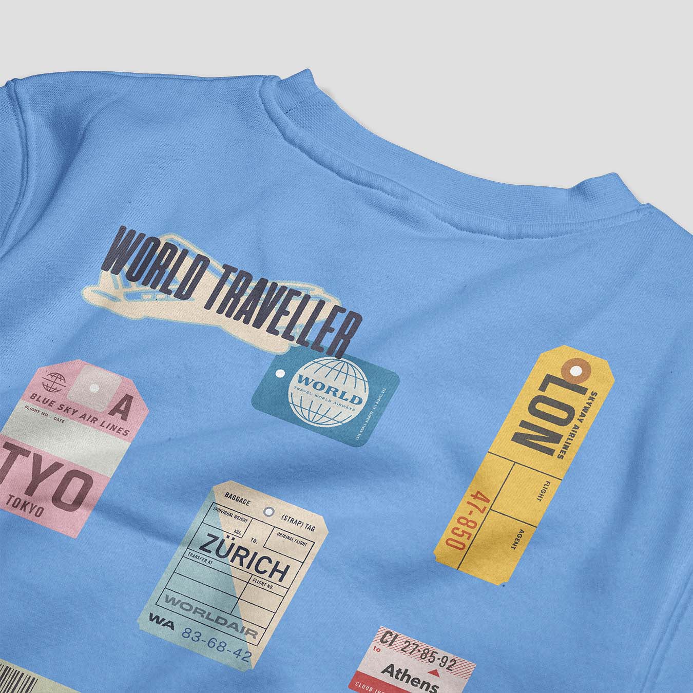 World Traveller Graphic Sweatshirt - keos.life