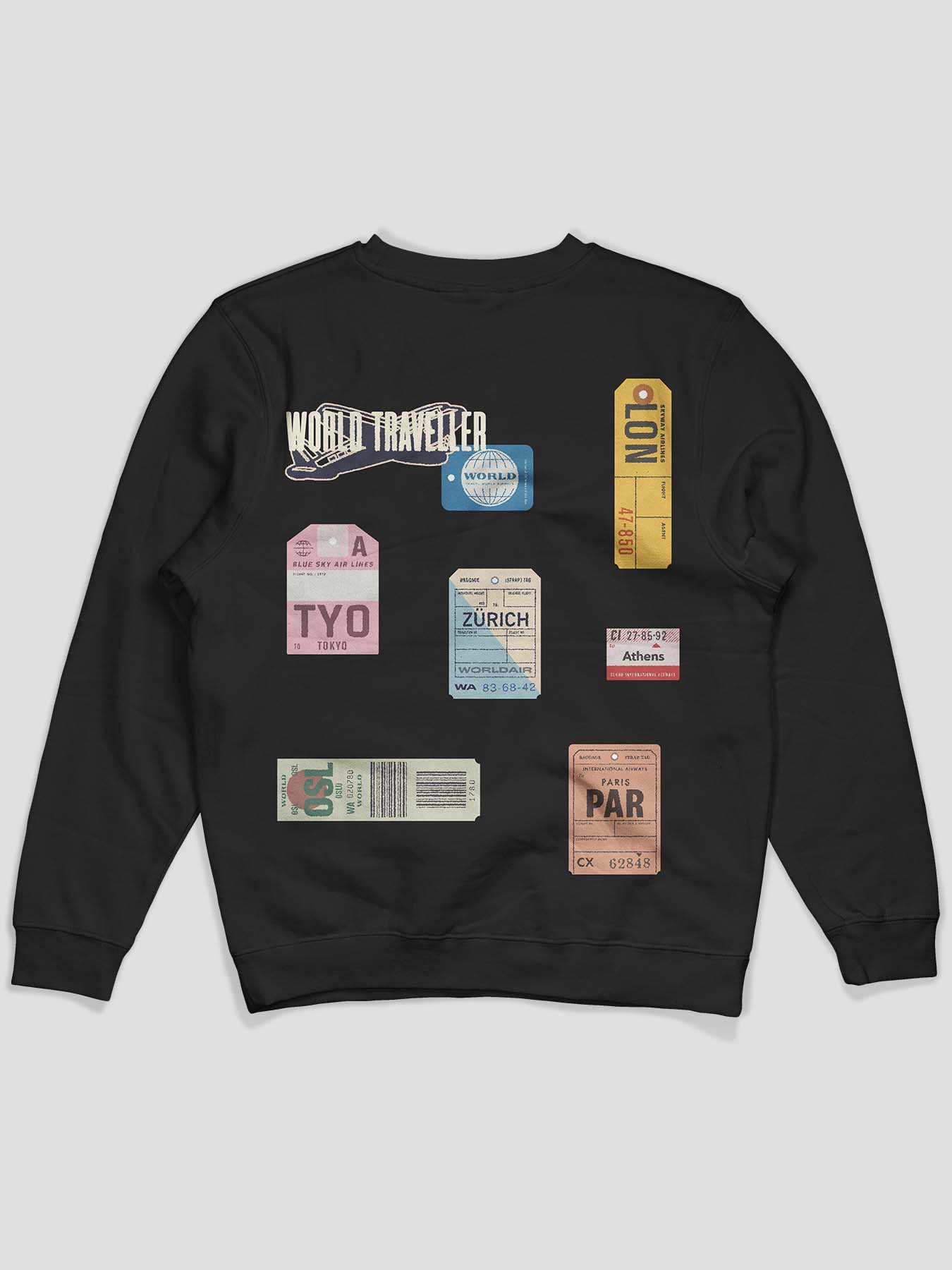 World Traveller Graphic Sweatshirt - keos.life