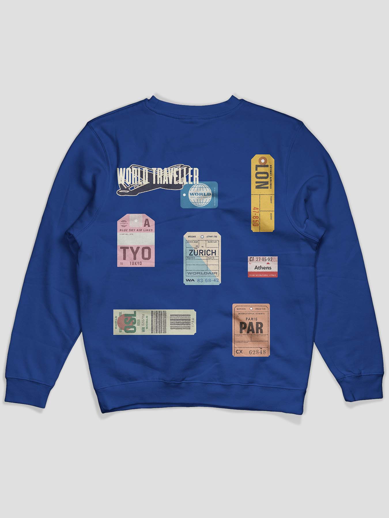 World Traveller Graphic Sweatshirt - keos.life