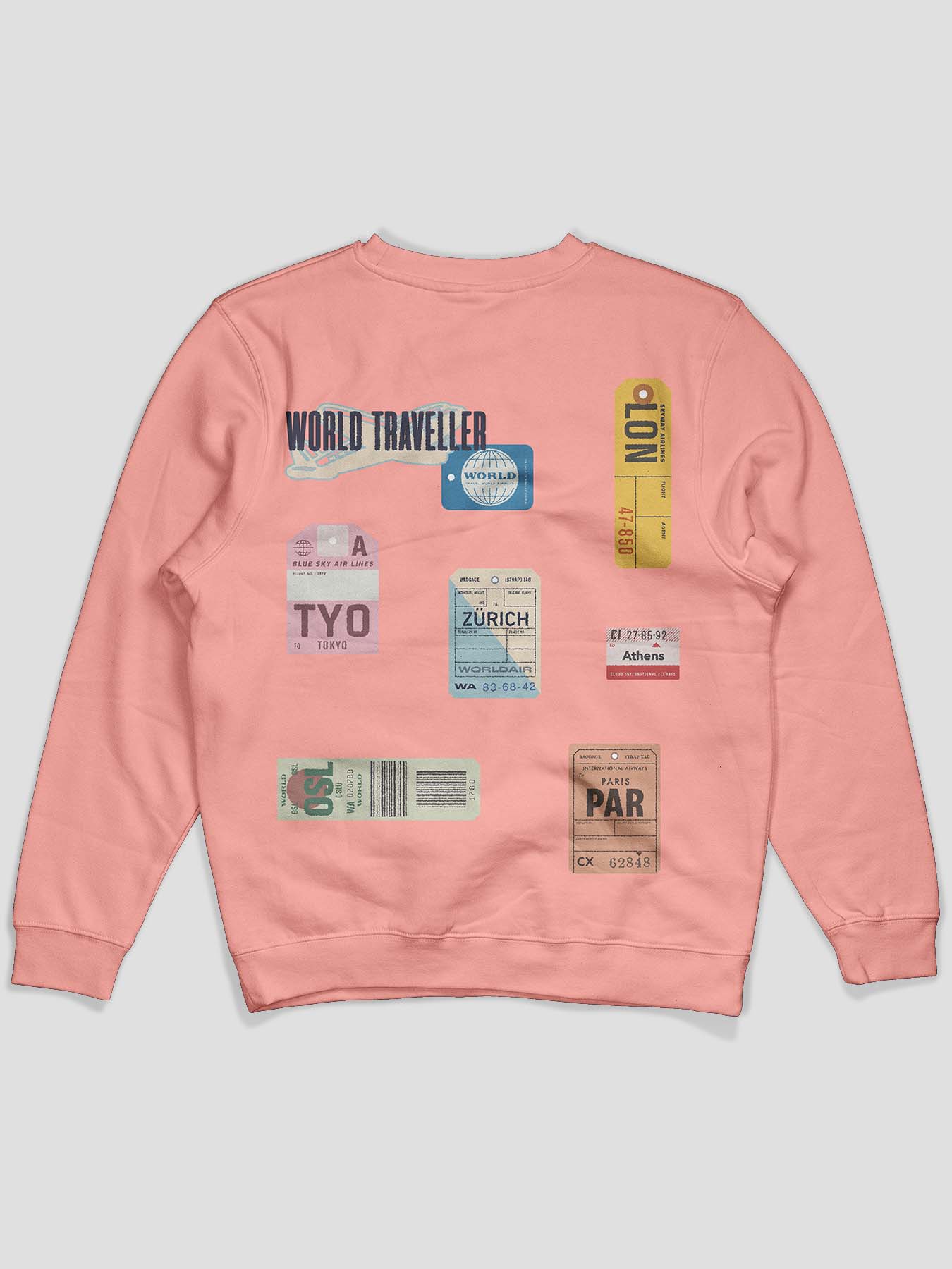 World Traveller Graphic Sweatshirt - keos.life