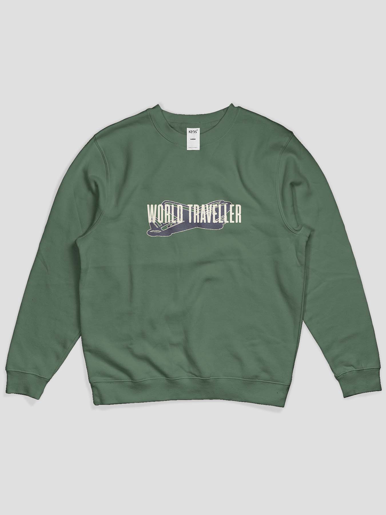 World Traveller Graphic Sweatshirt - keos.life