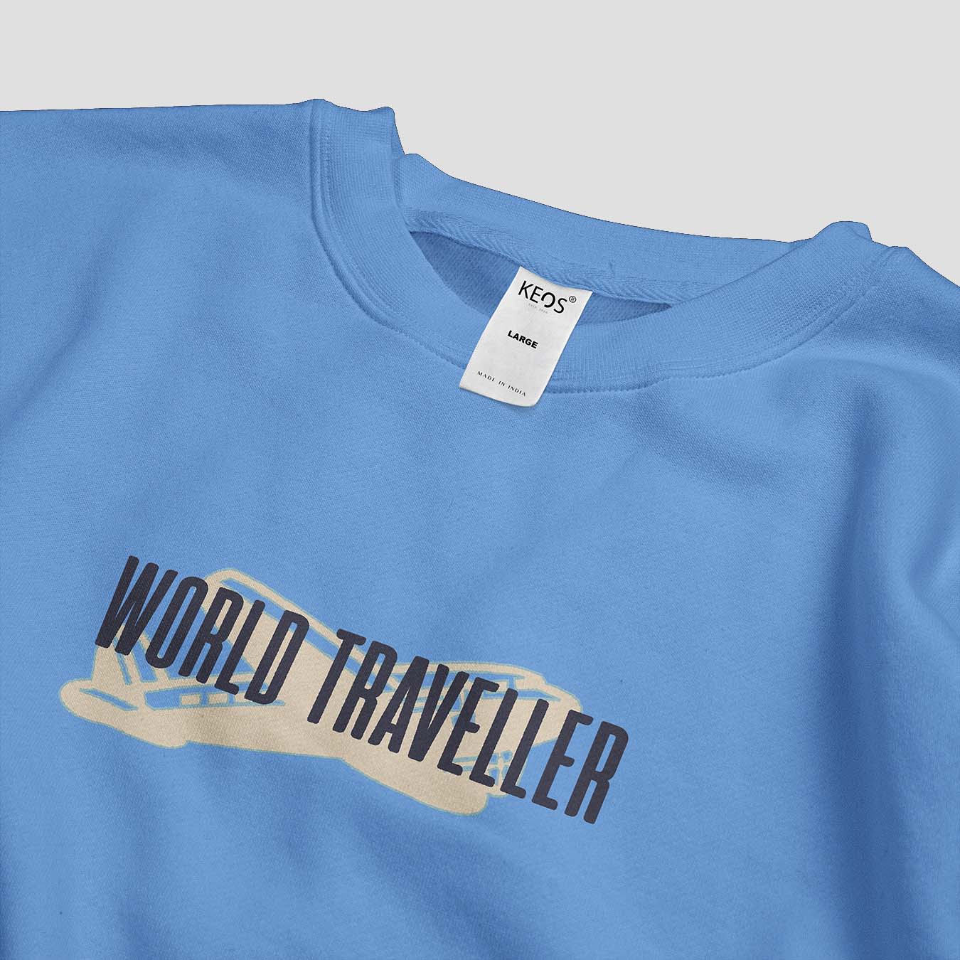 World Traveller Printed Sweatshirt - keos.life