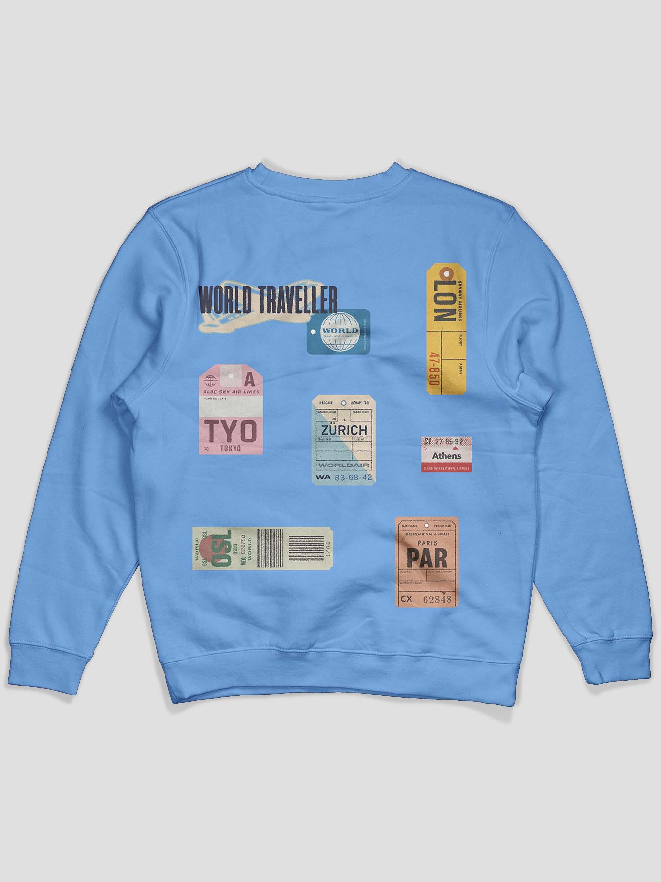 World Traveller Graphic Sweatshirt - keos.life