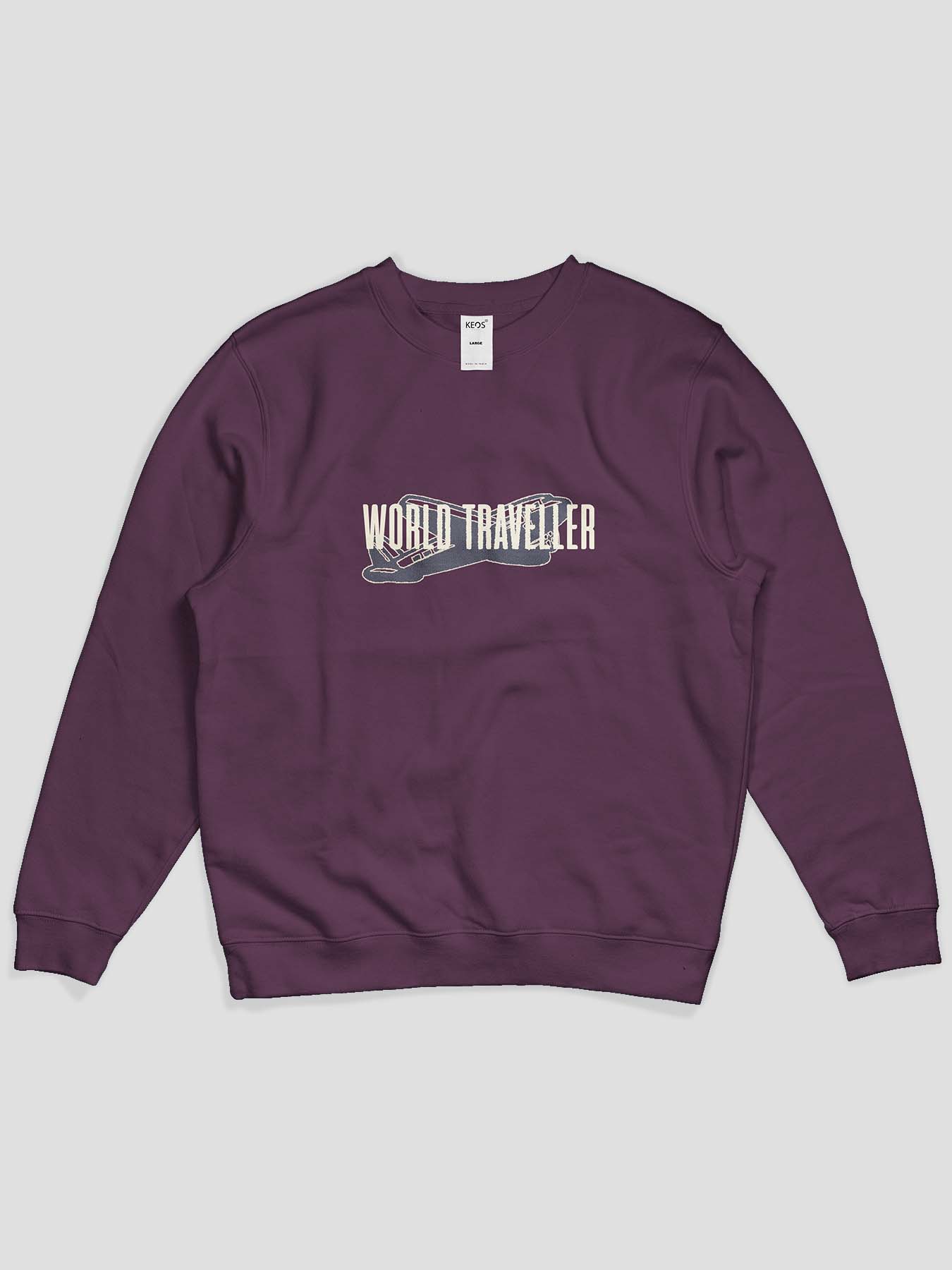 World Traveller Printed Sweatshirt - keos.life