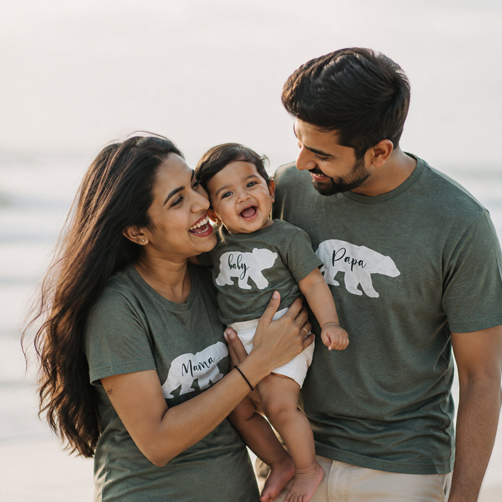 mini & Me Matching T-Shirts – “Bear Family” (Pack of 3) 3116