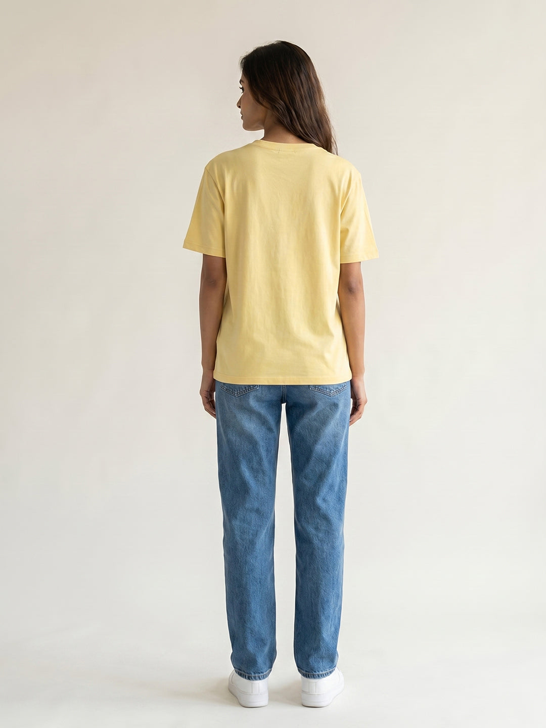 yellow cotton tees for women from keos