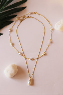 Fresh Pearl Necklaces (SET OF 2) - keos.life