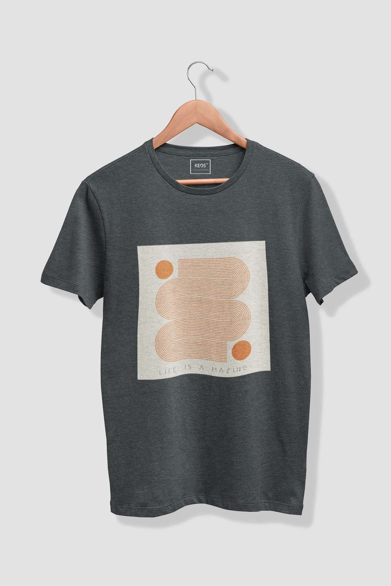 A Maze Summer Organic Cotton T-shirt - keos.life