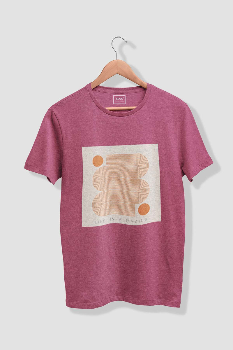 A Maze Summer Organic Cotton T-shirt - keos.life