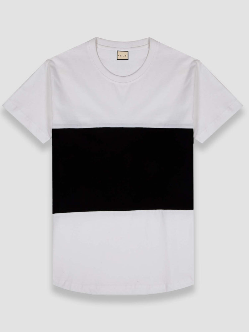Colour Block Organic Cotton T-shirt