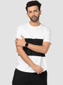Colour Block Organic Cotton T-shirt