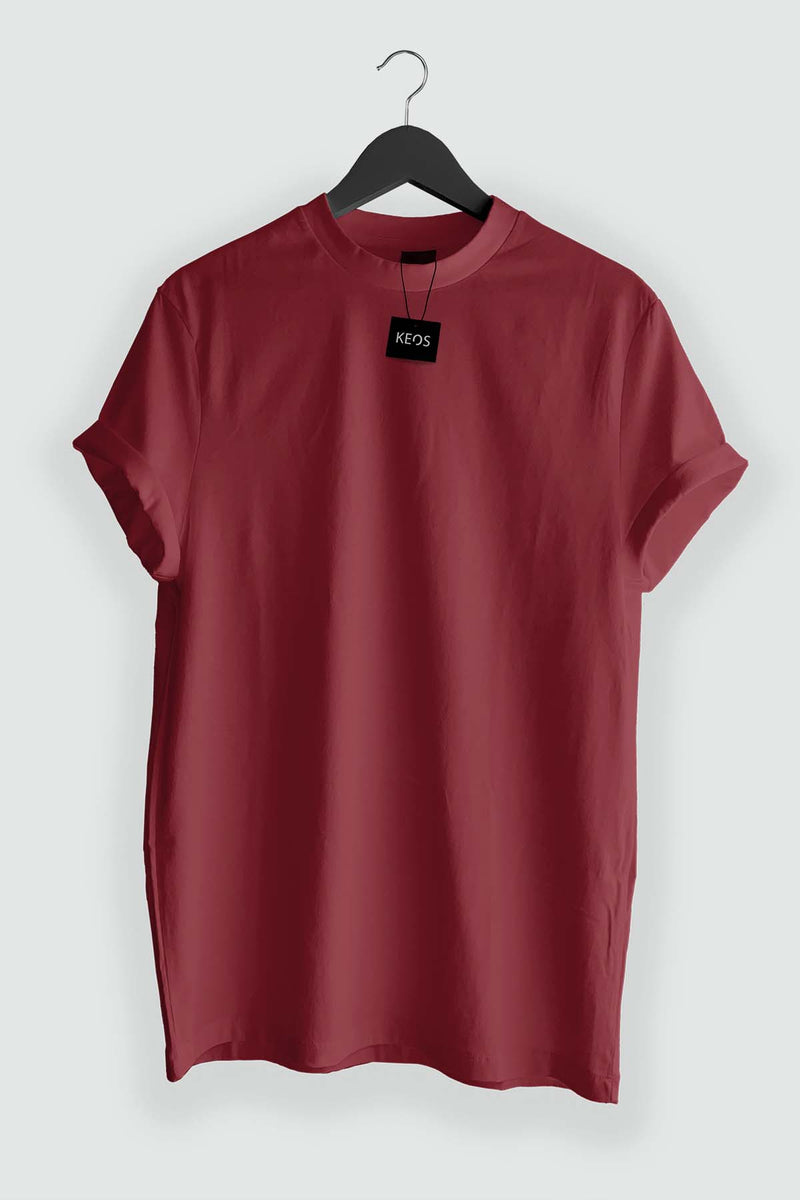 Organic Cotton Essential T-shirt - Berry - keos.life