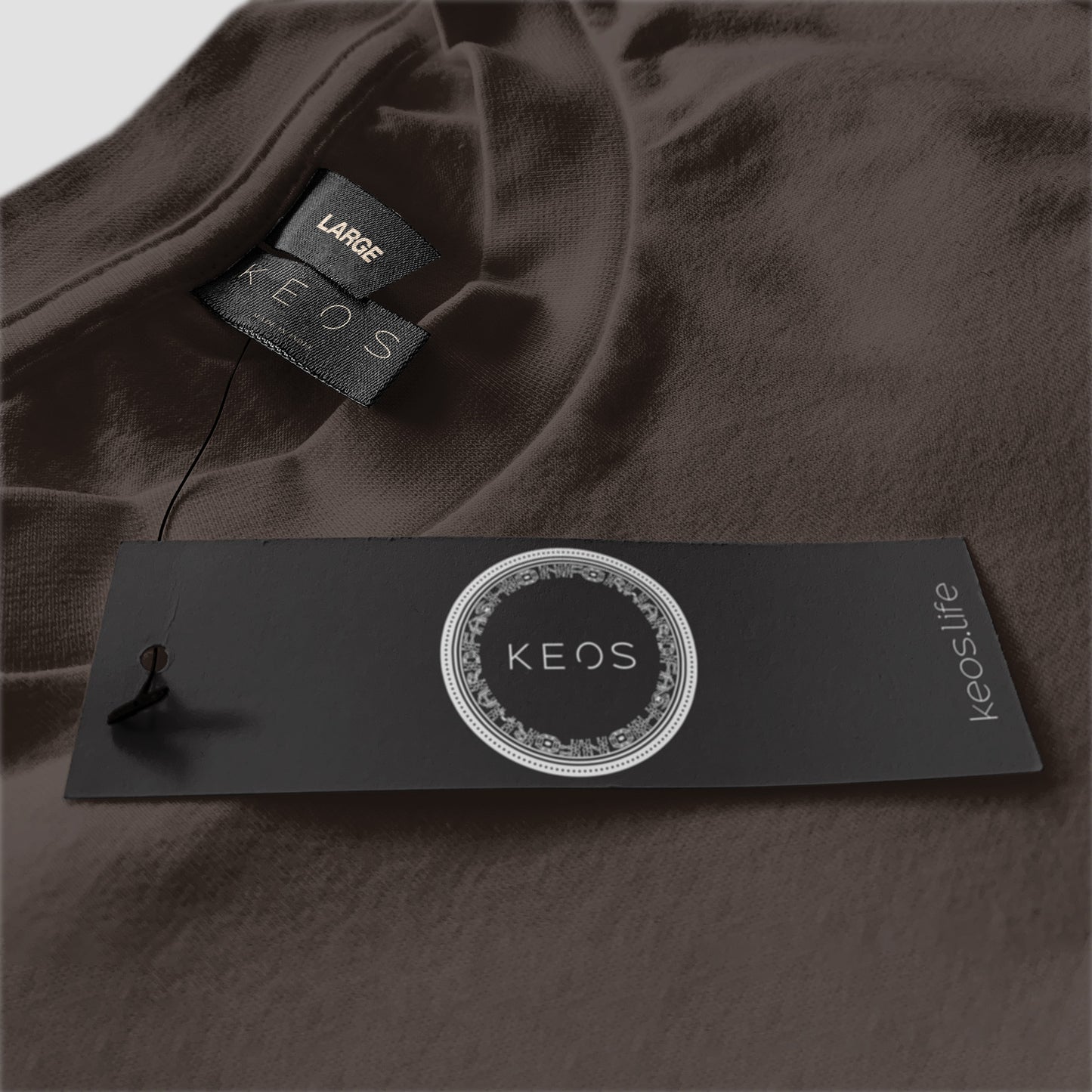 Urban Fit Oversized Essential T-shirt - Coffee - keos.life