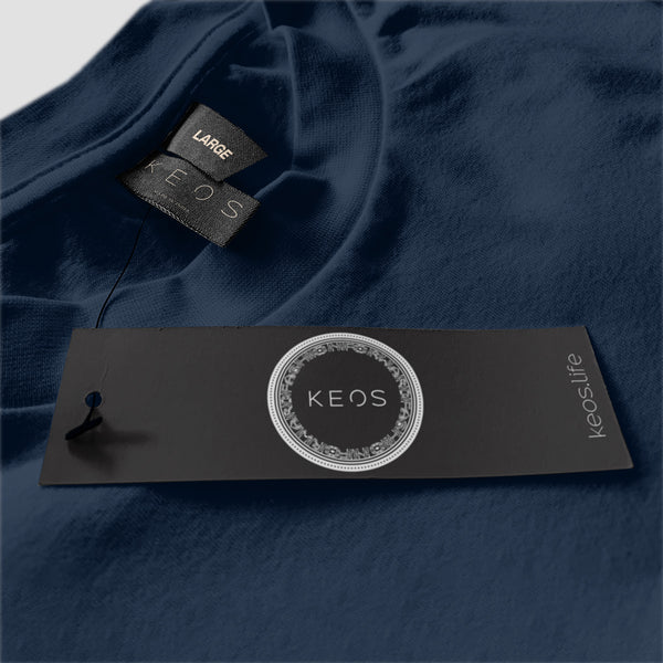 Organic Cotton Essential T-shirt - Navy - keos.life
