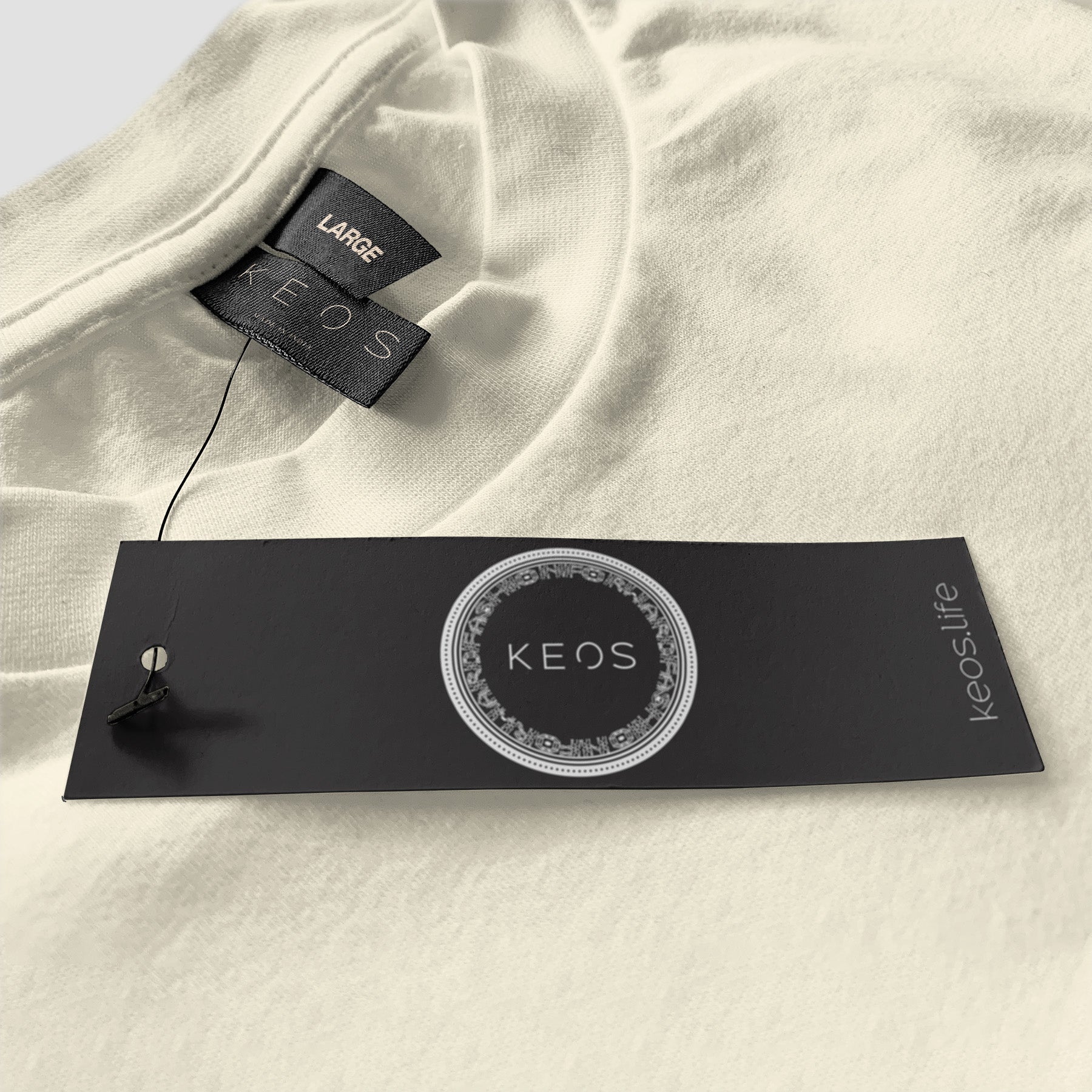 Organic Cotton Essential T-shirt - Off-White - keos.life