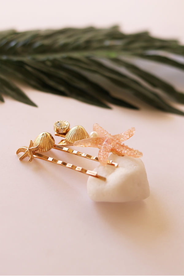 Sea Hair Pins (Set Of 3) - keos.life