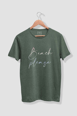 Beach Please Summer Organic Cotton T-shirt