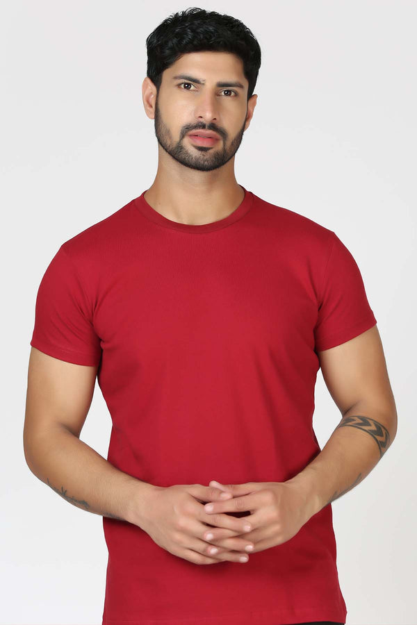 Organic Cotton Essential T-shirt - Berry - keos.life