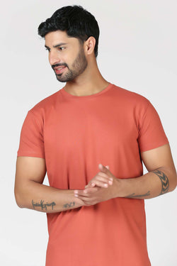 Organic Cotton Essential T-shirt - Brick