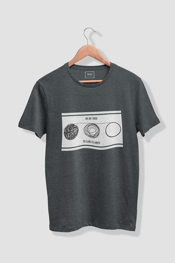 Clarity - Melange Cotton T-shirt - keos.life