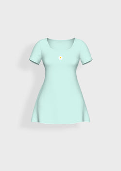 Daisy Organic Cotton T-Shirt Dress - keos.life