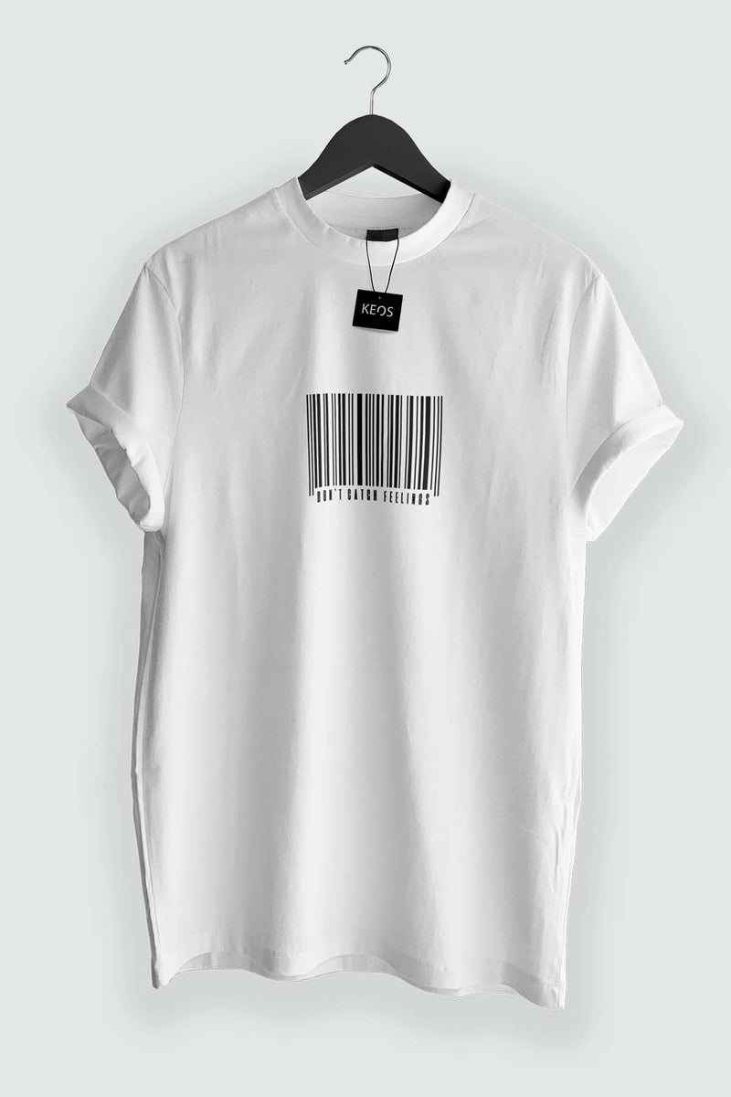 Don't Catch Feelings Organic Cotton T-shirt - keos.life