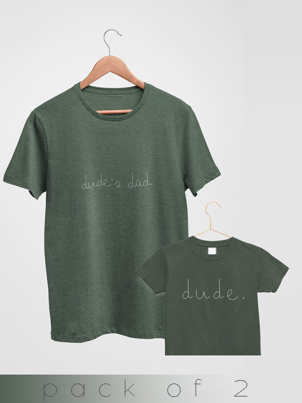 mini & Me Dudes Green - Pack of 2 - keos.life