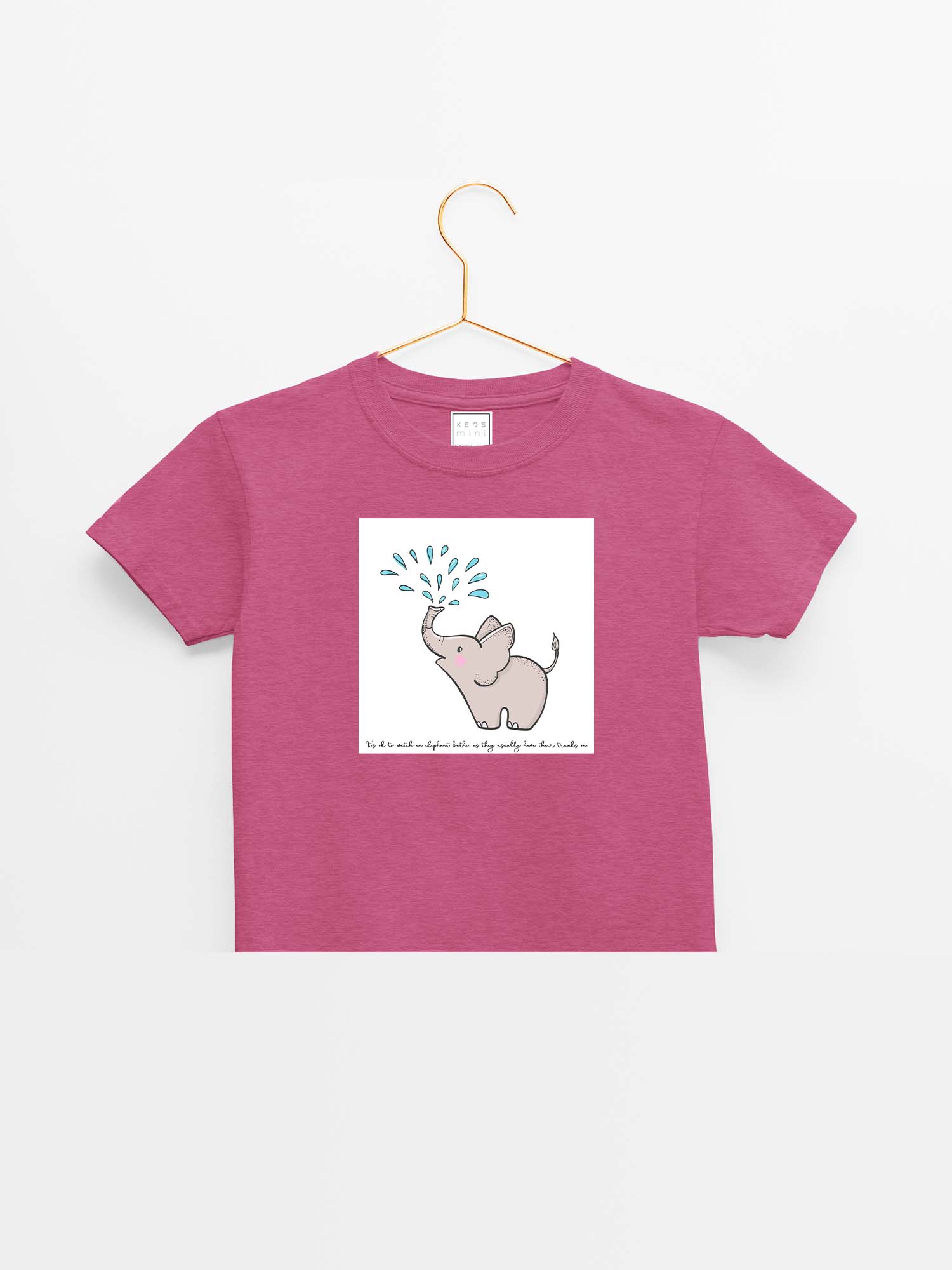 mini Elephant Organic Cotton T-shirt - keos.life