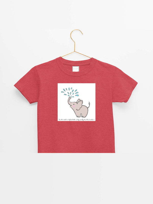 mini Elephant Organic Cotton T-shirt - keos.life