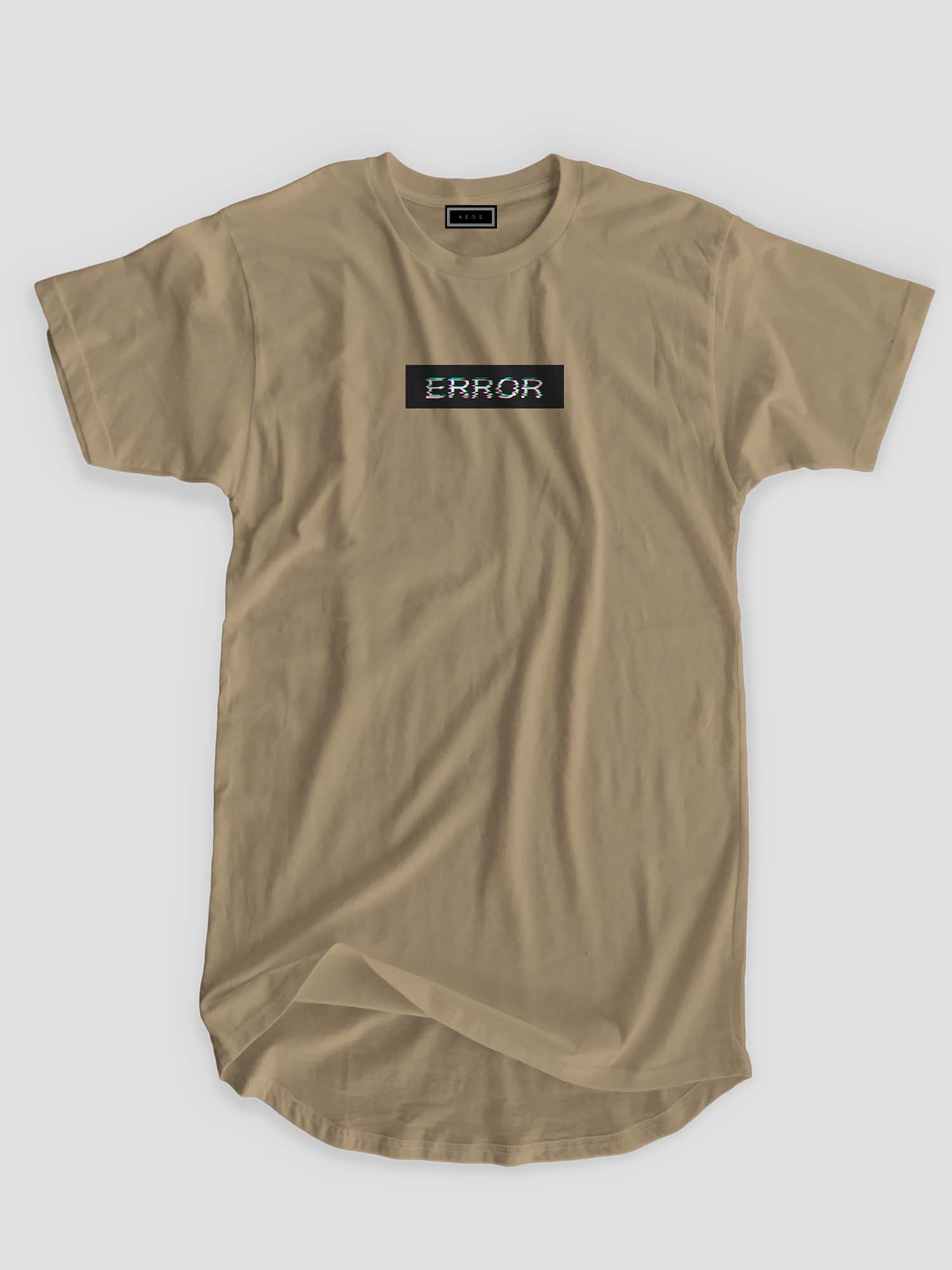 Longline Error Organic Cotton T-shirt - keos.life
