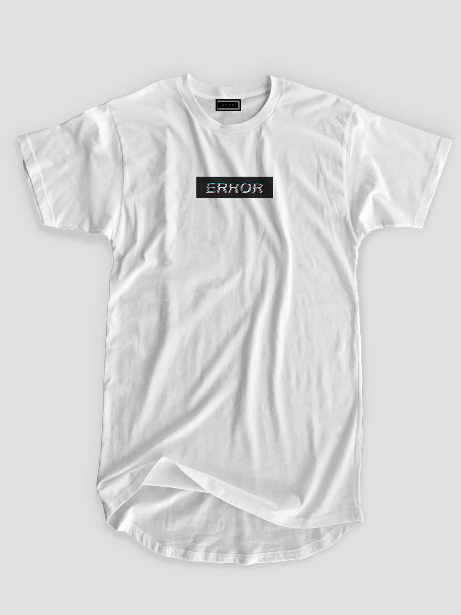 Longline Error Organic Cotton T-shirt - keos.life