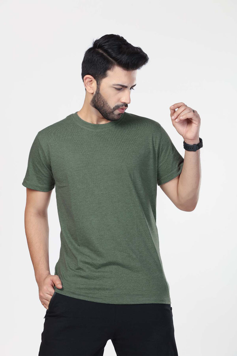 Basic Summer Organic Cotton T-shirt - Green - keos.life