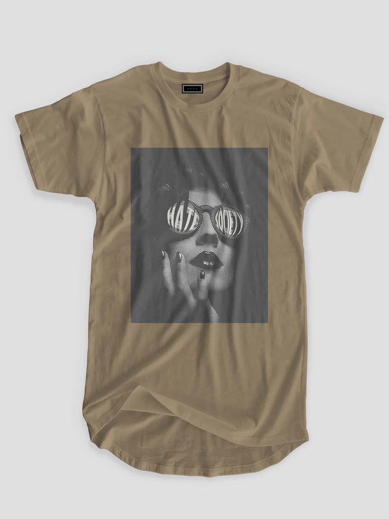 Longline Hate Society Organic Cotton T-shirt