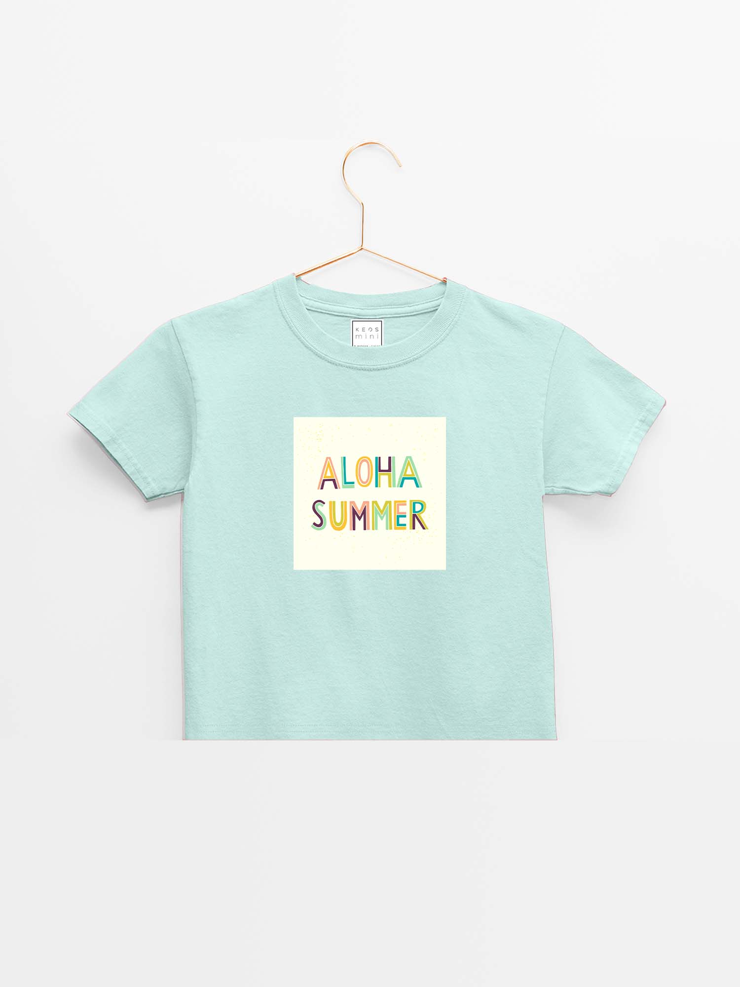 mini Aloha Summer Organic Cotton T-shirt - keos.life
