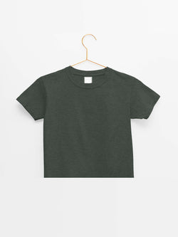 mini Basic Grey Organic Cotton T-shirt