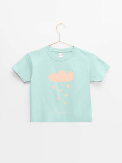 mini Cloudy Weather Organic Cotton T-shirt - keos.life