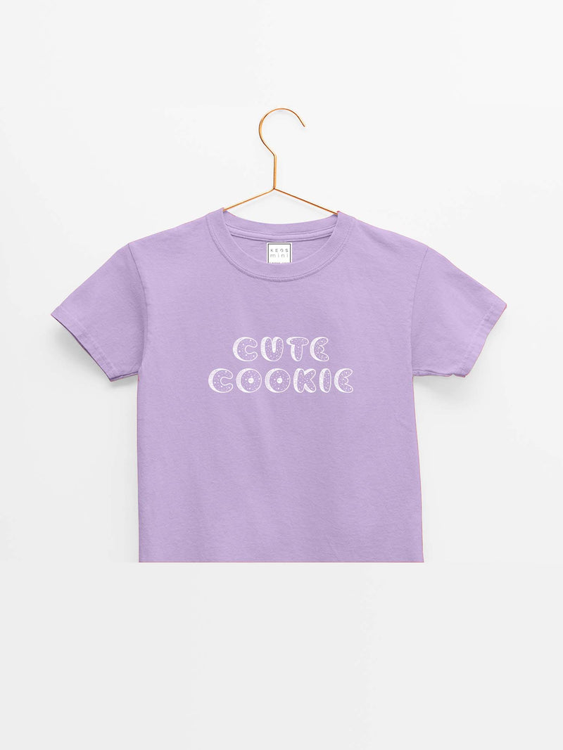mini Cute Cookie Organic Cotton T-shirt - keos.life